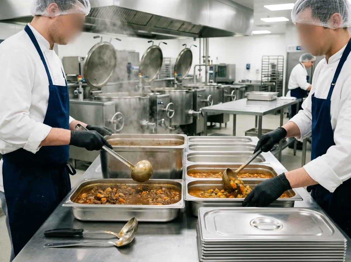 Yirmibir Catering merkez mutfağı, Dirmil